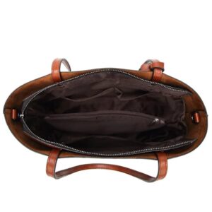 oil wax luxury leather handbag good quality - Image 4